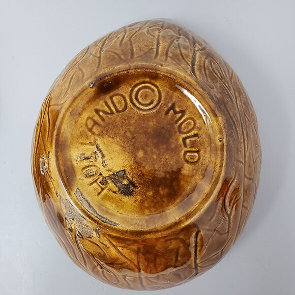 Vintage Handcrafted Holland Mold Squirrel‎ Nut Bowl With Lid - Picture 6 of 16